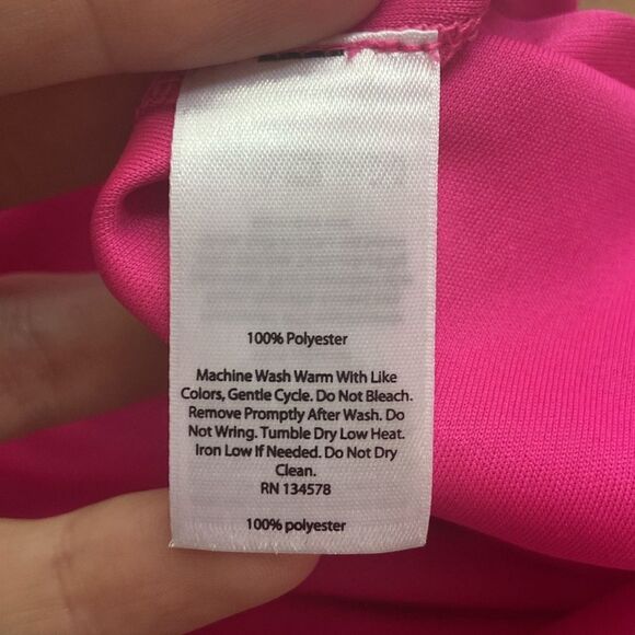 Vineyard Vines Performance Pink Lightweight Short Sleeve Athletic Top Size Small - Picture 7 of 7